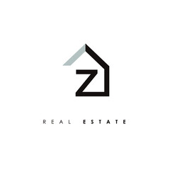 Initial Z Real Estate Logo Design