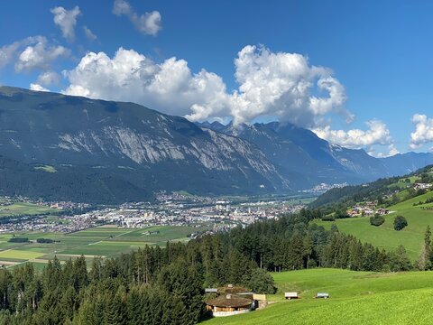 Tirol Bezirk Schwaz Inntal nahe dem Karwendel und Zillertaler Alpen - Weerberg Richtung Pillberg