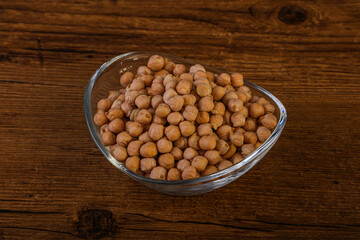 Vegan cuisine - Dry chickpea heap