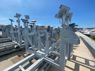 Werft Hafen Dock Trockendock Schiffbauplatz für Boot Schiff Yacht Fähre 