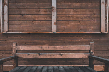Obraz na płótnie Canvas old wooden bench