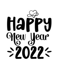 Happy New Years SVG Bundle, 2022 Svg, Kids Svg Png