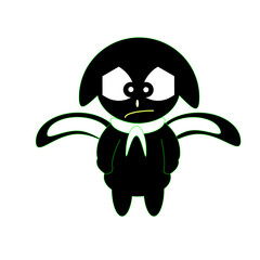 illustration of cartoon character  and  design vector concept web