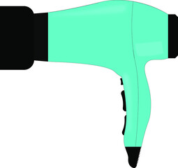 beautiful hair dryer for drying hair drawing