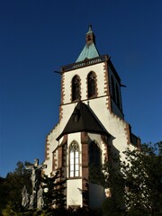 Fototapeta na wymiar Allerheiligenbergkapelle in Lahnstein am Rhein