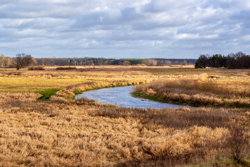 Jesień w Dolinie Górnej Narwi, Podlasie, Polska