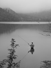fishing on the lake