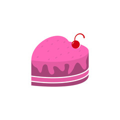 Love Bakery logo design vector template. Bakery logo concept