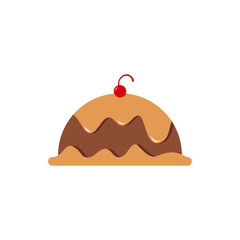 Cake logo design vector template. Bakery logo concept