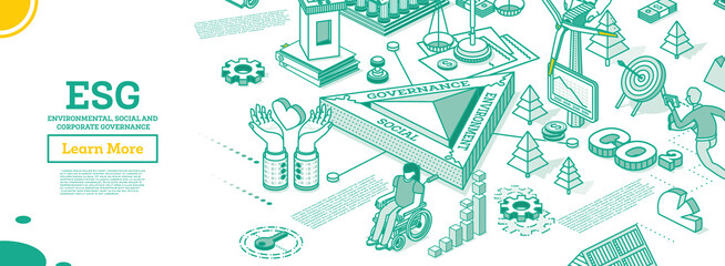 ESG Concept of Environmental, Social and Governance. CO2. Carbon Emissions Reduction.