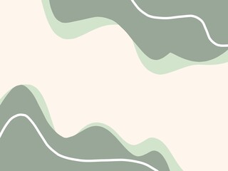 Pattern illustration, and wave background