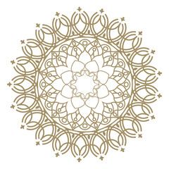 golden luxury mandala