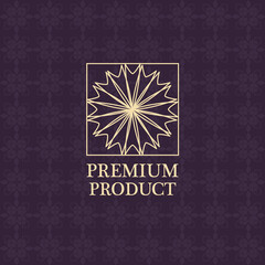 luxury premium product label