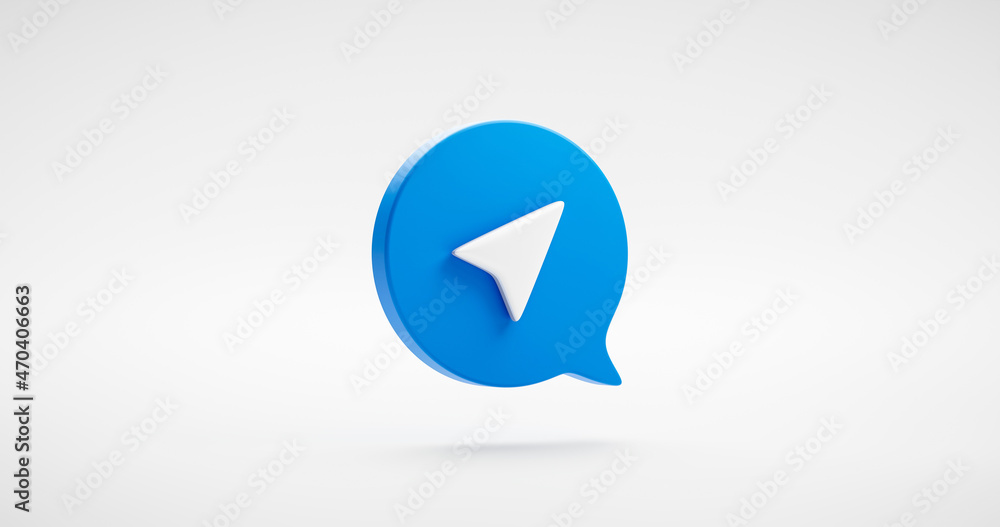Poster navigation icon marker or gps arrow message bubble symbol and location pin button sign isolated on w