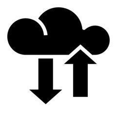 CLOUD TRANSFER ICON