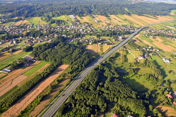 Droga, obwodnica, autostrada, jezdnia, trasa szybkiego ruchu, A4, © Albin Marciniak