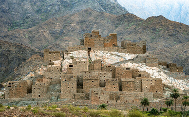 The Ain Al Hajariya Heritage Village, Al Baha, Saudi Arabia
