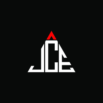 JCE letter logo creative design. JCE unique design
