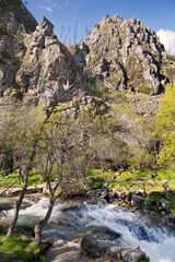 Riscos del Purgatorio. Sierra de Guadarrama. España. Europa.