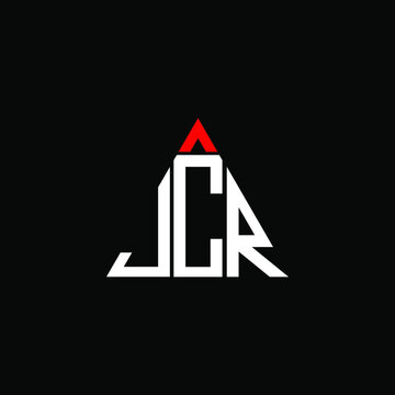 JCR letter logo creative design. JCR unique design
