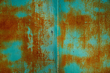 Grunge rusted metal texture, rust and oxidized metal background.  Rusty metal background. Color steel texture. Old metal iron panel.