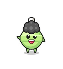 lollipop character as the afro boy