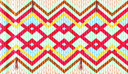 Fototapeta premium Cute knitted seamless pattern in vintage style