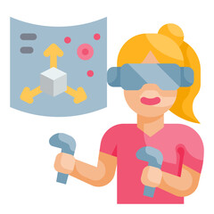 3d flat icon
