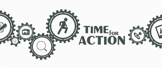 time for action background	