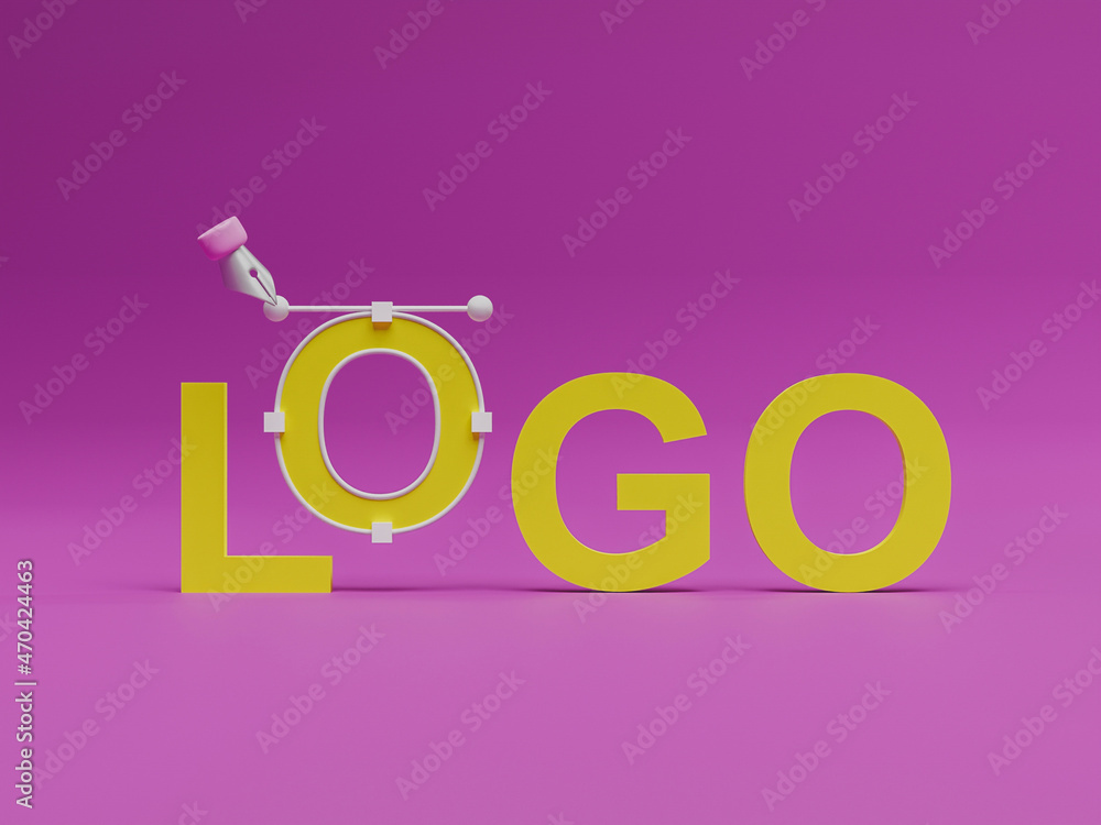 Fototapete graphic designer creative creator design logo artwork curve pen tool illustration equipment icons di