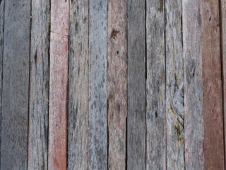 old wooden planks stacked together