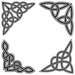 Decorative swirls corners