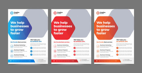 Creative Corporate & Business Flyer Brochure Template Design, abstract business flyer, vector template design. Brochure design, cover, annual report, poster, flyer