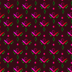 Vector abstraction pattern. Seamless illustration with an ornament as a blank for a designer, printing on textiles, paper, children's clothing, sportswear