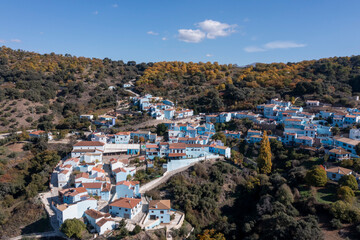 municipios del valle del Genal, Júzcar en la provincia de Málaga