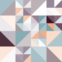 Minimal simple bauhaus mosaic geometric colorful artistic background wallpaper design pattern