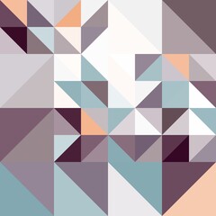 Minimal simple bauhaus mosaic geometric colorful artistic background wallpaper design pattern