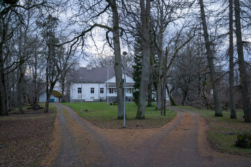 manor in estonia, europe
