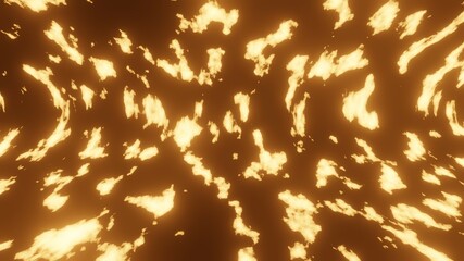 Abstract fiery background is burning. Flames