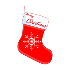 Christmas sock for presents.