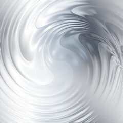 White swirl circular wave background