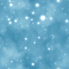 Obraz na płótnie Canvas Soft snow on blue seamless background