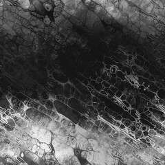 Abstract black and white textured seamless background