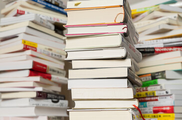 stack of books   used books  secondhand book