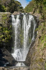 Beautiful Piroa Falls in Northland of New Zealand