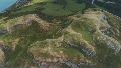 Llandudno, Wales Conwy County Borough, Wales, located on the Creuddyn peninsula, Near Great Orme, United Kingdom Aerials