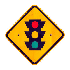 Traffic lights sign