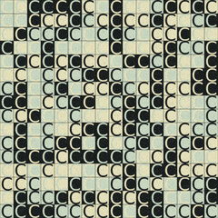 Abstract Geometric Pattern generative computational art illustration