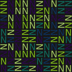 Abstract Geometric Pattern generative computational art illustration