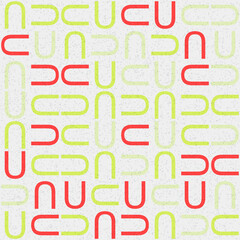 Abstract Geometric Pattern generative computational art illustration